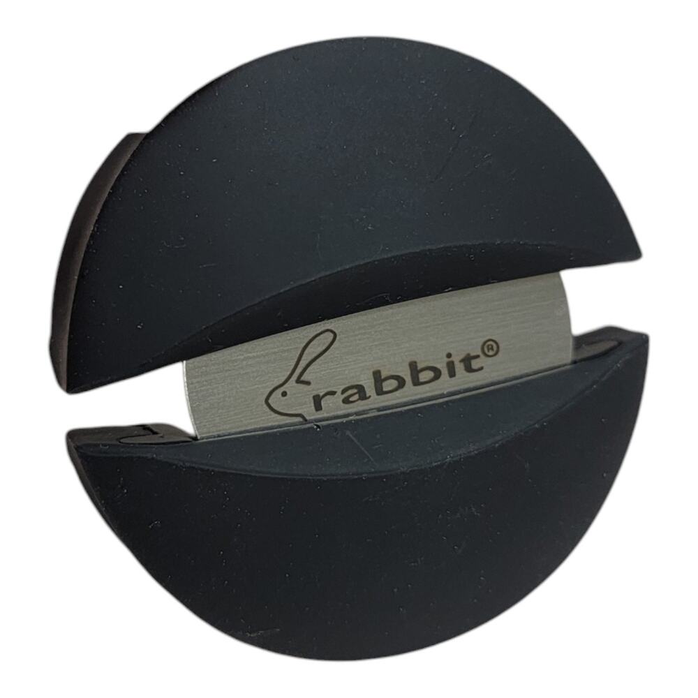 Rabbit Wine Bottle Foil Cutter Black Matte 4-Wheel Blade Barware Accessory